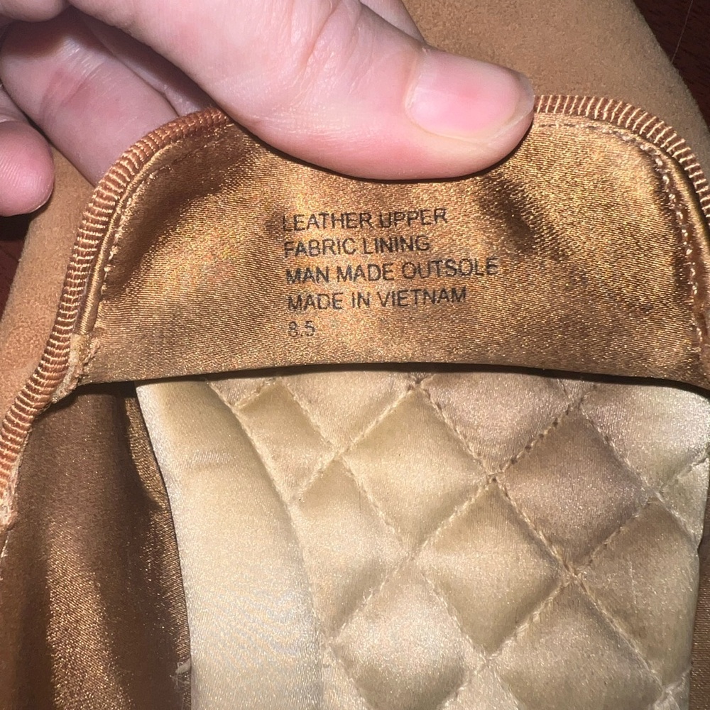 Birdies Women's Tan Suede Loafers - Picture 3 of 5